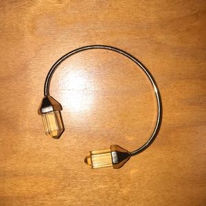 Crystal bangle bracelet